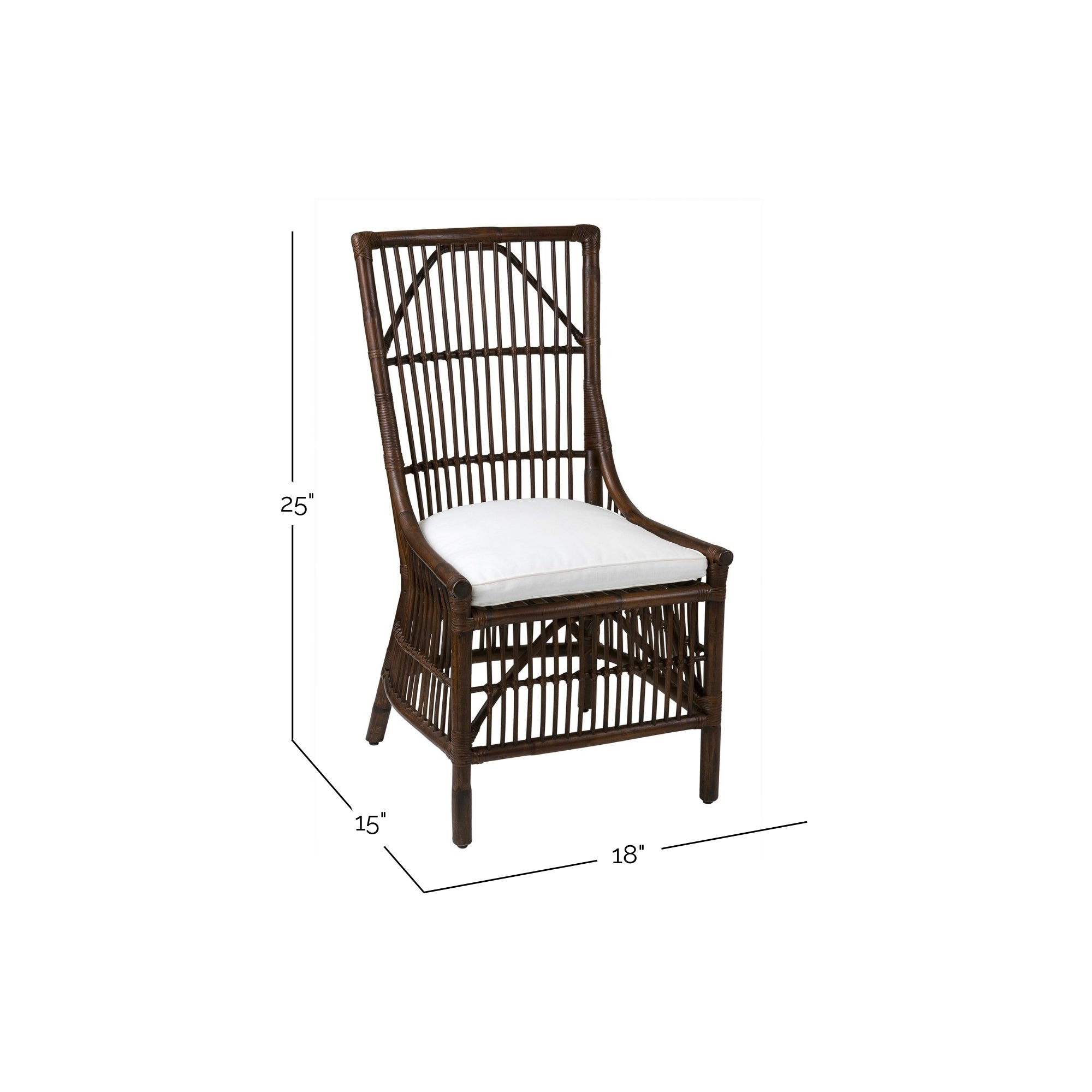Edie Rattan Dining Chairs (Set of 2)