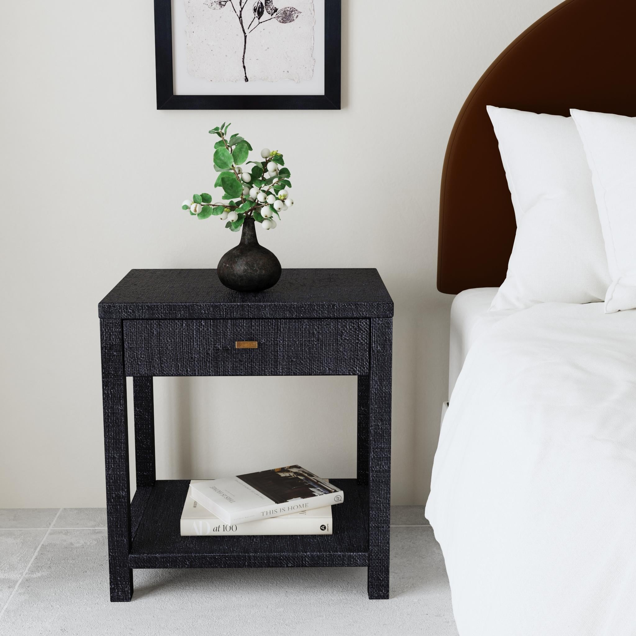 Gia Raffia Nightstand: Stylish and Functional Bedroom Furniture – East ...