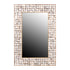Small Mila Rectangular 26" Coconut Shell Mirror Recycled Coconut Shell wall mirror