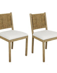 Kauai Woven Seagrass Dining Chair, Set of 2