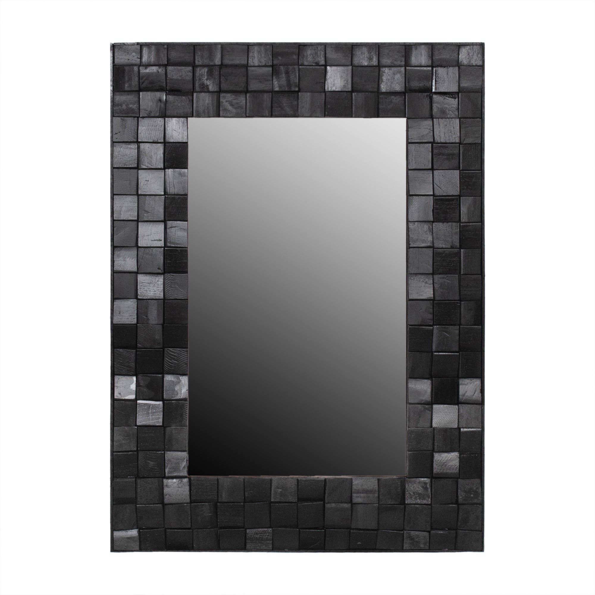 Block Rectangular Recycled Wood Mirror | East at Main