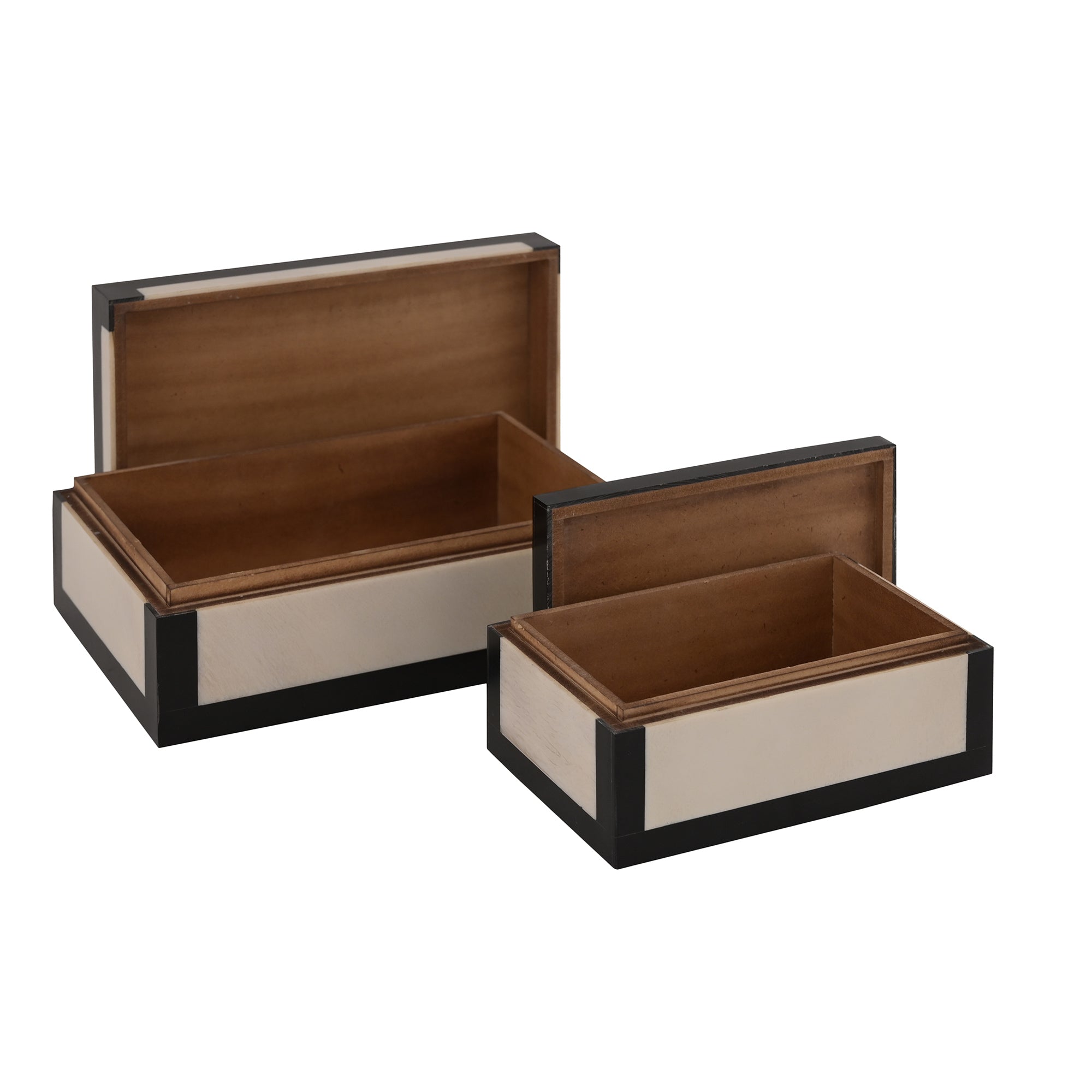 Alba Inlay Frame Edge Decorative Nesting Box Set of 2 – East at Main