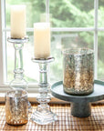 Pash Glass Candle Stands