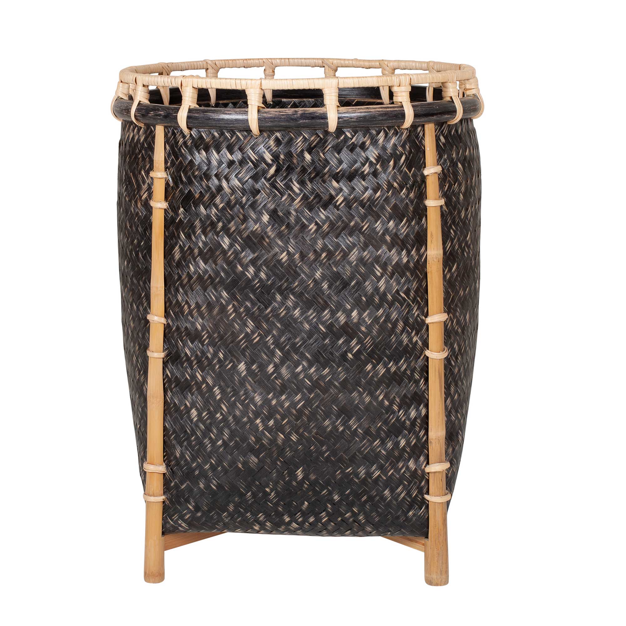 Luz Round Rattan Baskets, Set of 2