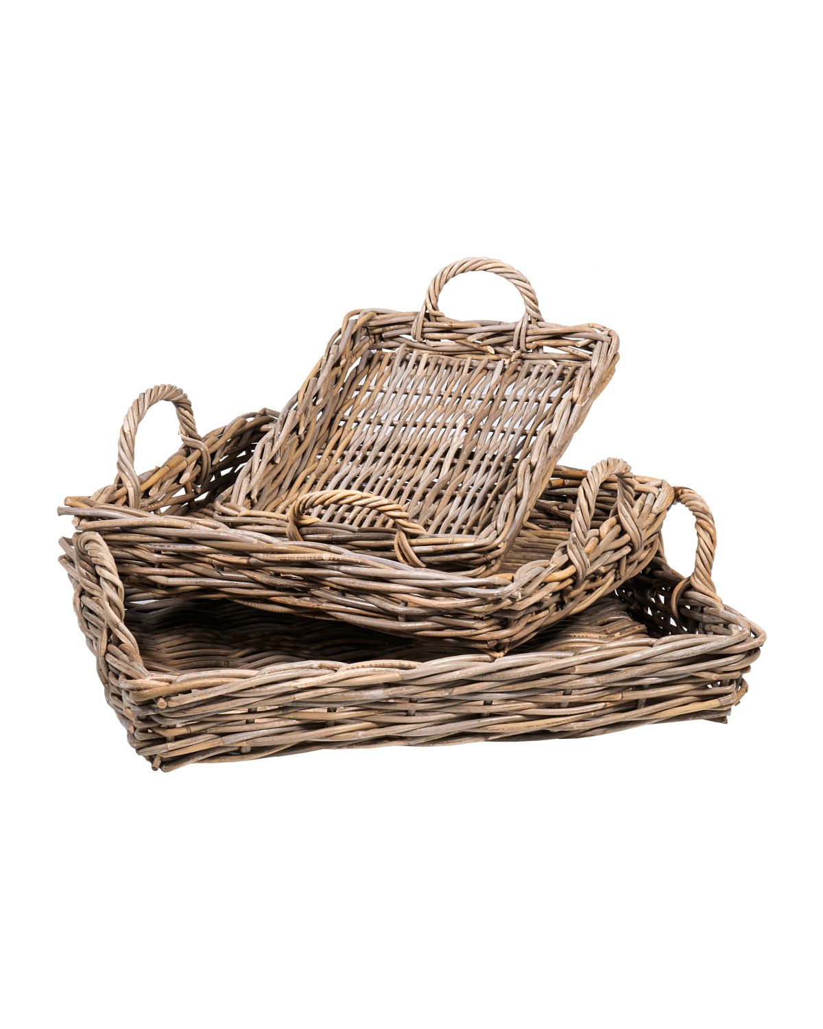 Moana Rattan Tray Set