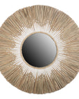 Indigo Road by Egypt Sherrod x East at Main Mendong Seagrass 30" Round Mirror