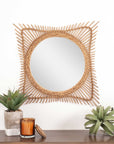 Destiny Rattan Wall Mirror