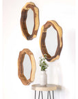 Victor Live Edge Solid Wood Mirror