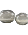 Indigo Road by Egypt Sherrod x East at Main Caspian Hand Blown Round Glass Vase (Set of 2)