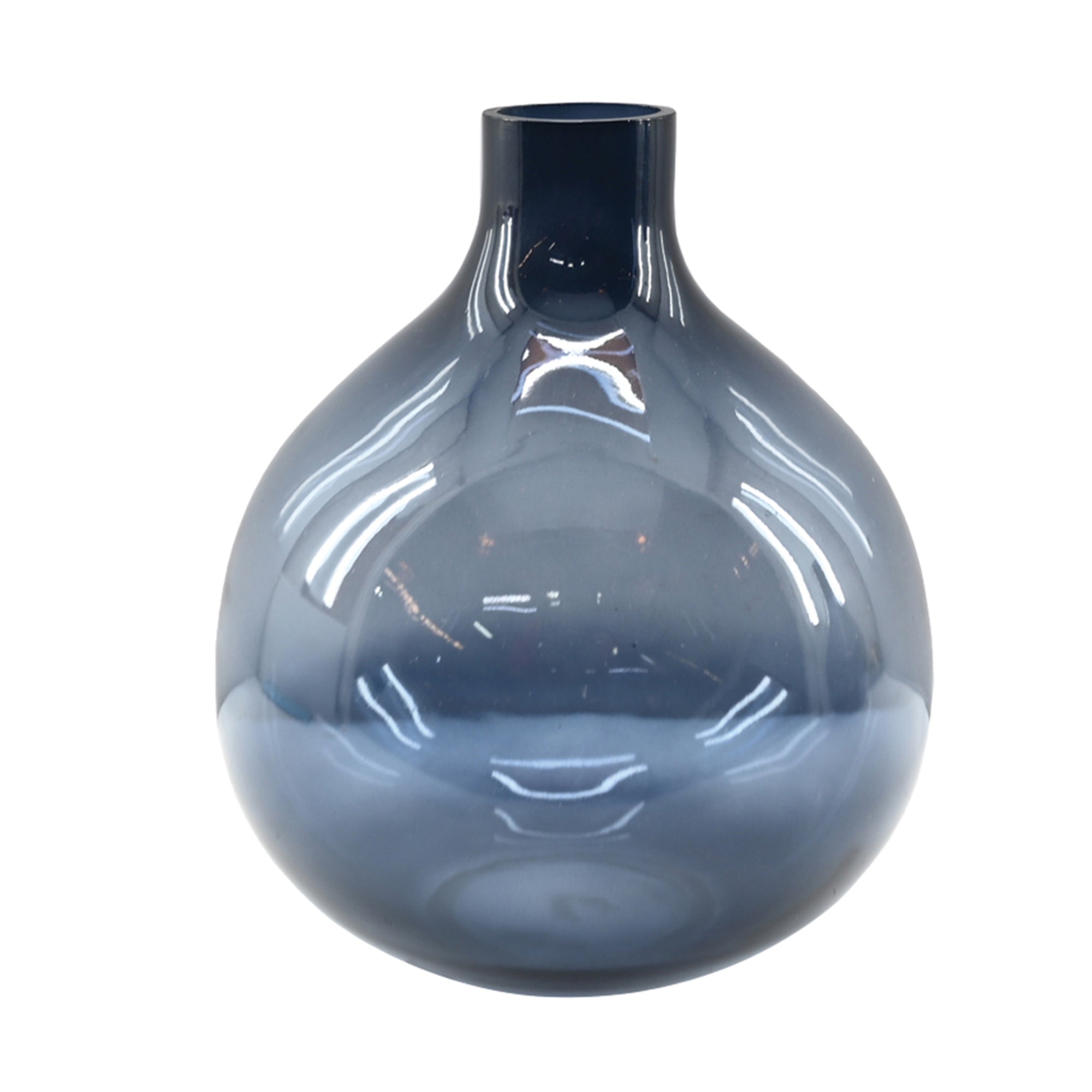 Indigo Road by Egypt Sherrod x East at Main Caspian Hand Blown Glass Vases