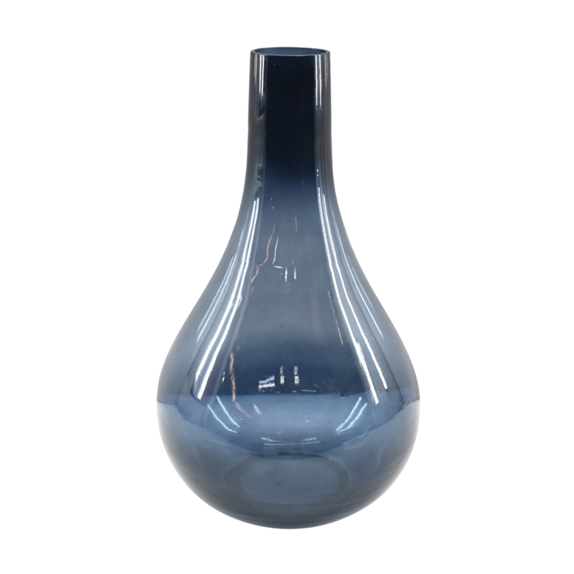 Indigo Road by Egypt Sherrod x East at Main Caspian Hand Blown Glass Vases