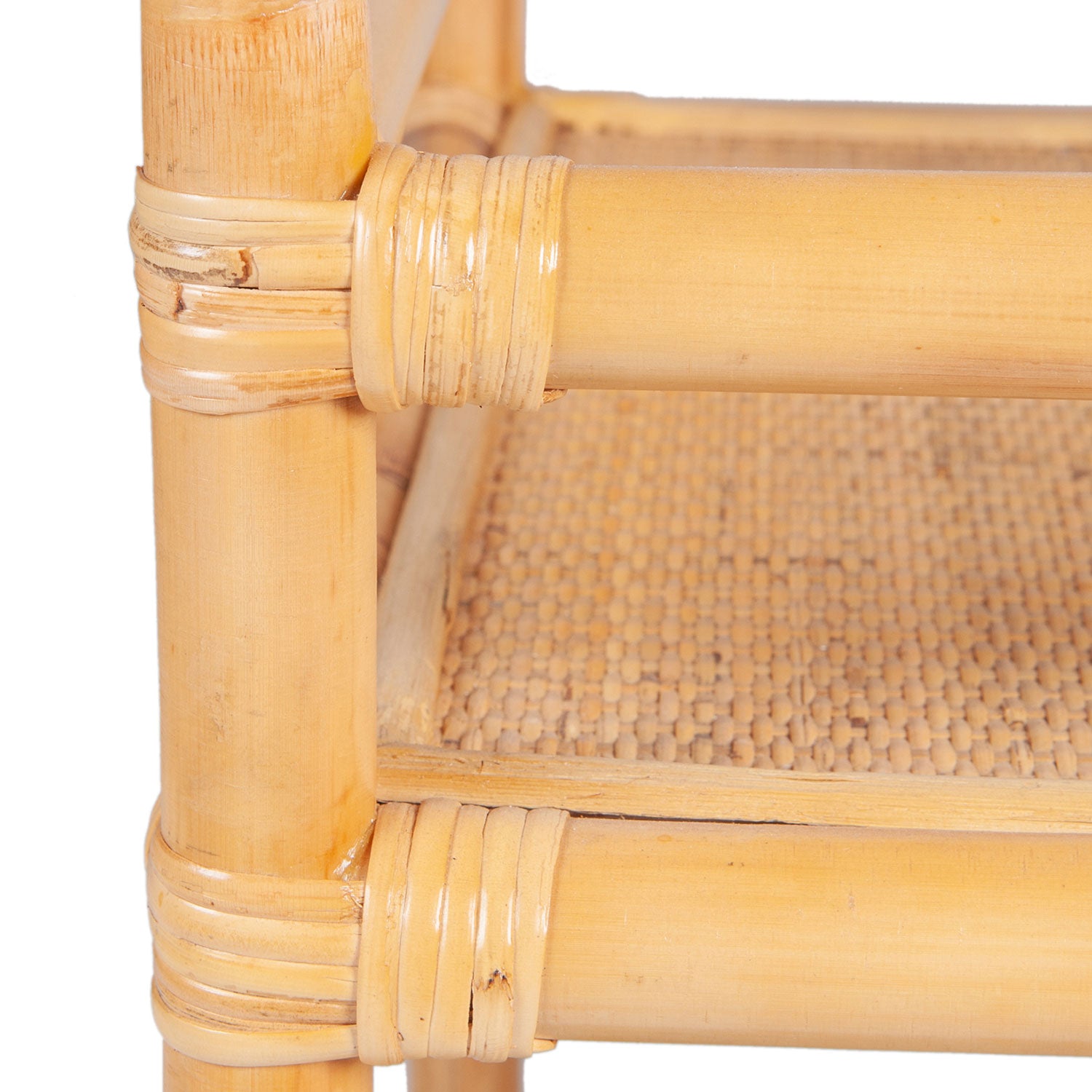 Naples Rattan Rolling Barcart