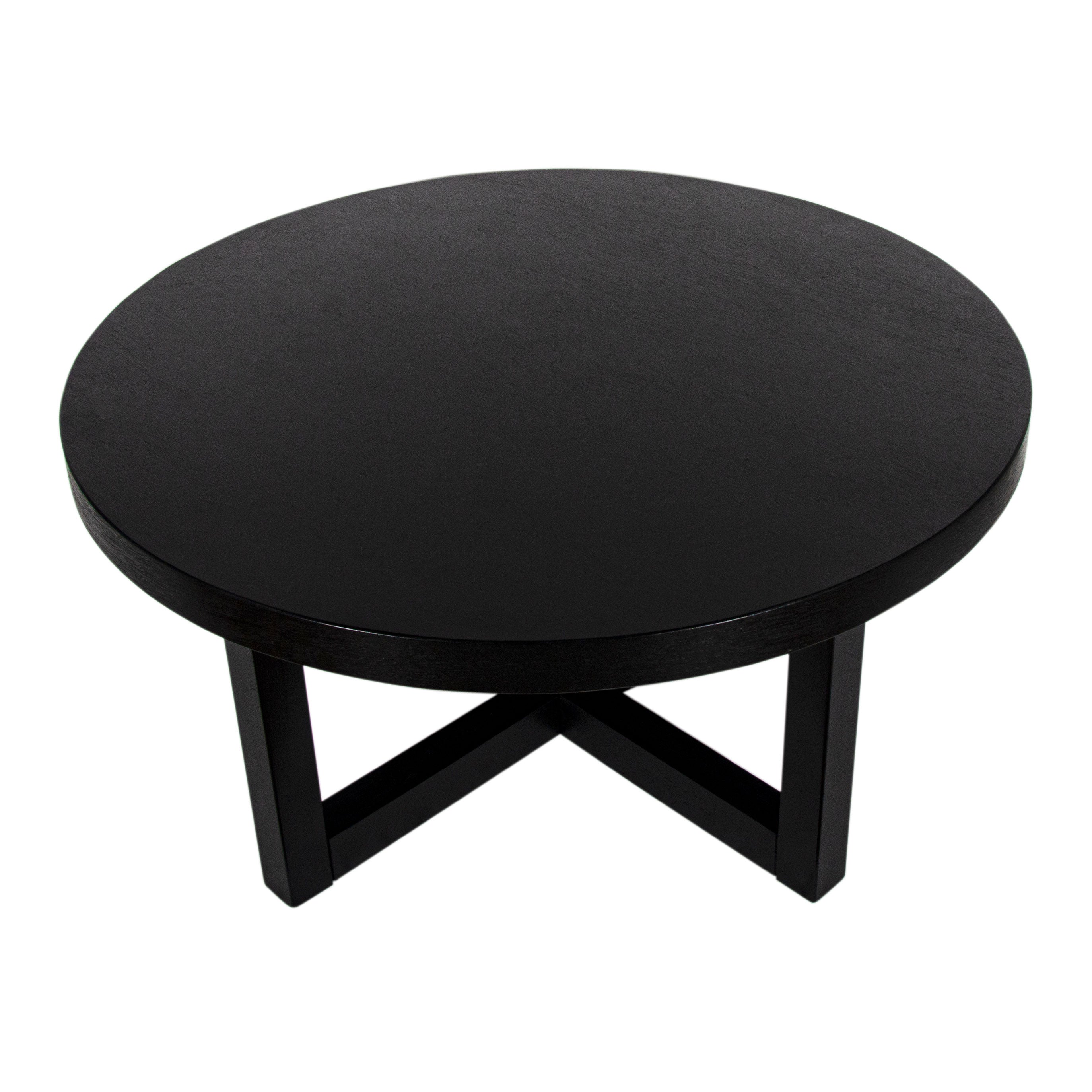 Christie Cross Base Round Bayur Wood Coffee | East at Main