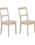 Agatha Wooden Side Chair, Set of 2