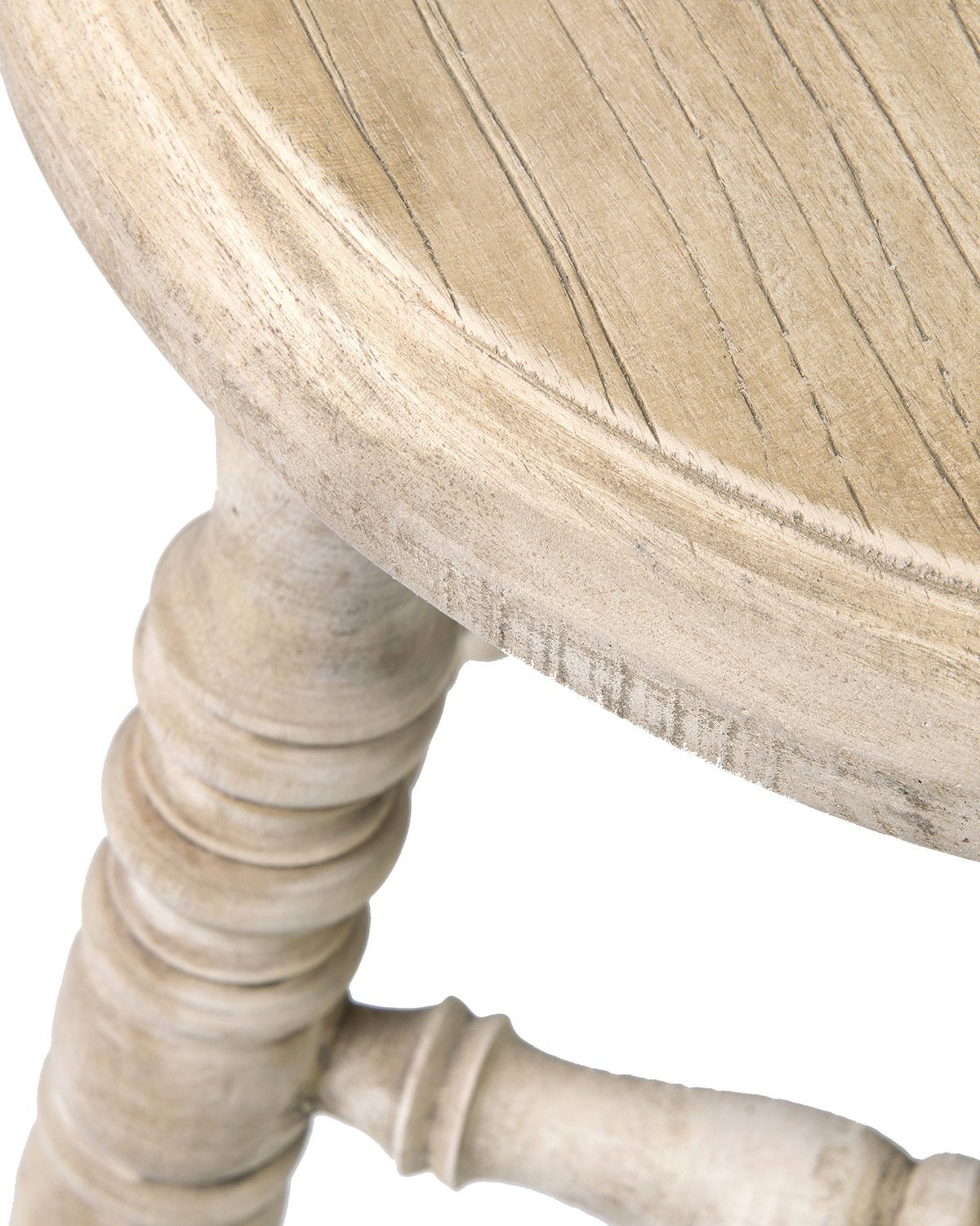 Leona Solid Wood Stool