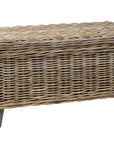 Brown Rattan Coffee Table