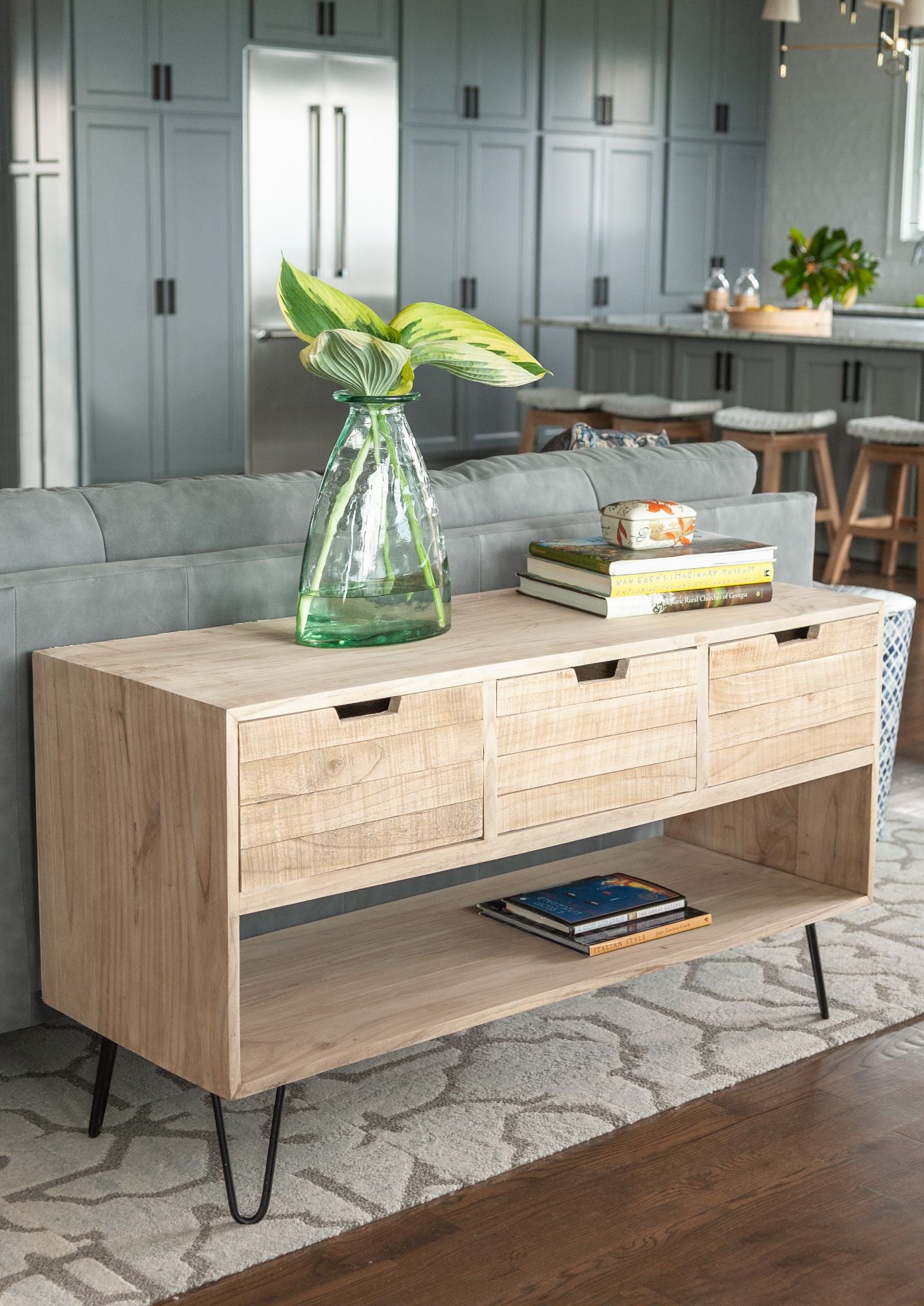 Levi 3 Drawer Storage Console