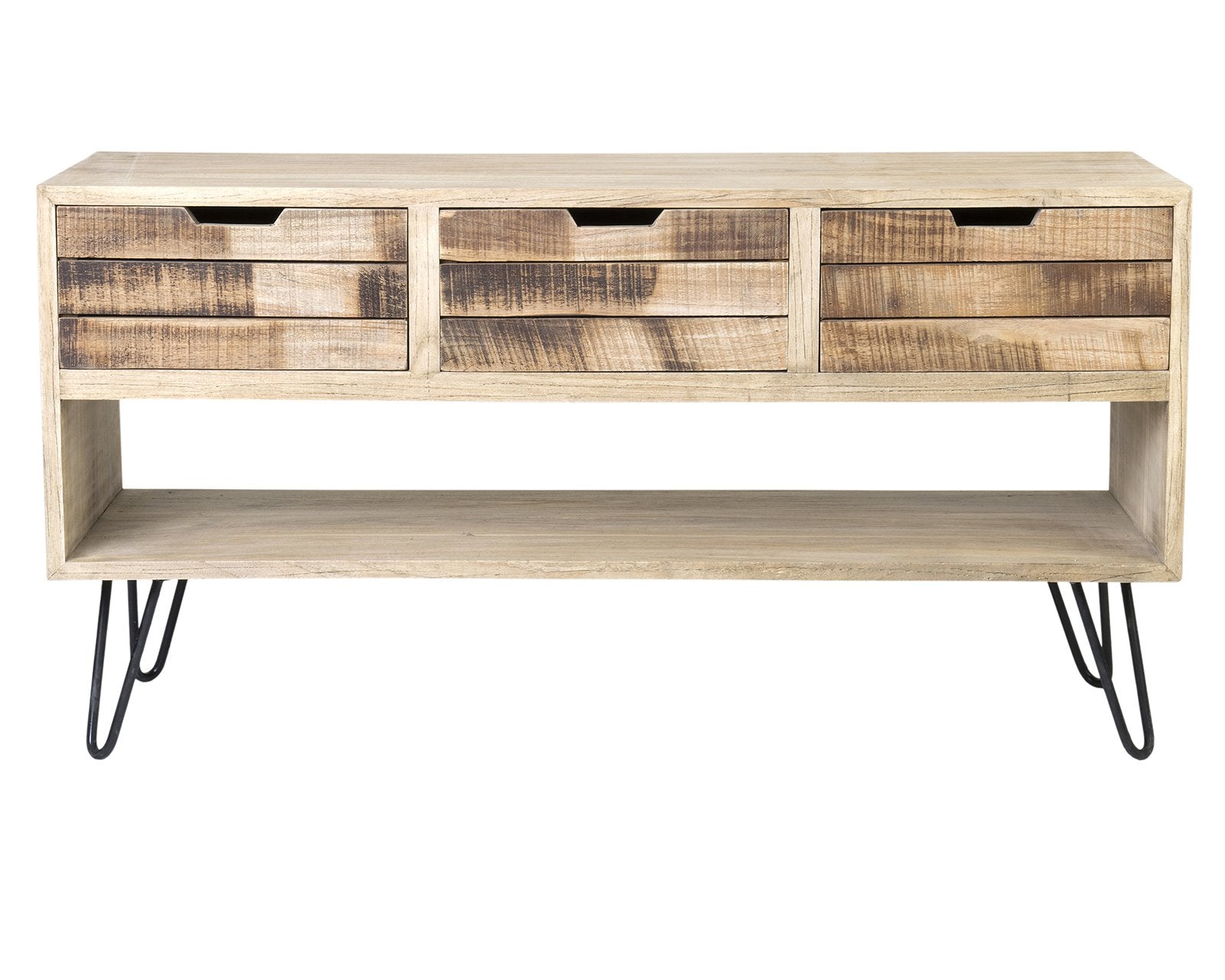 Levi 3 Drawer Storage Console