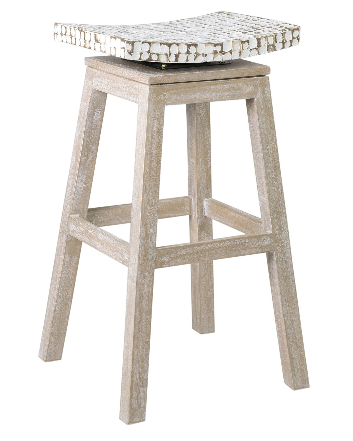 Lawson Wood &amp; Coconut Stool