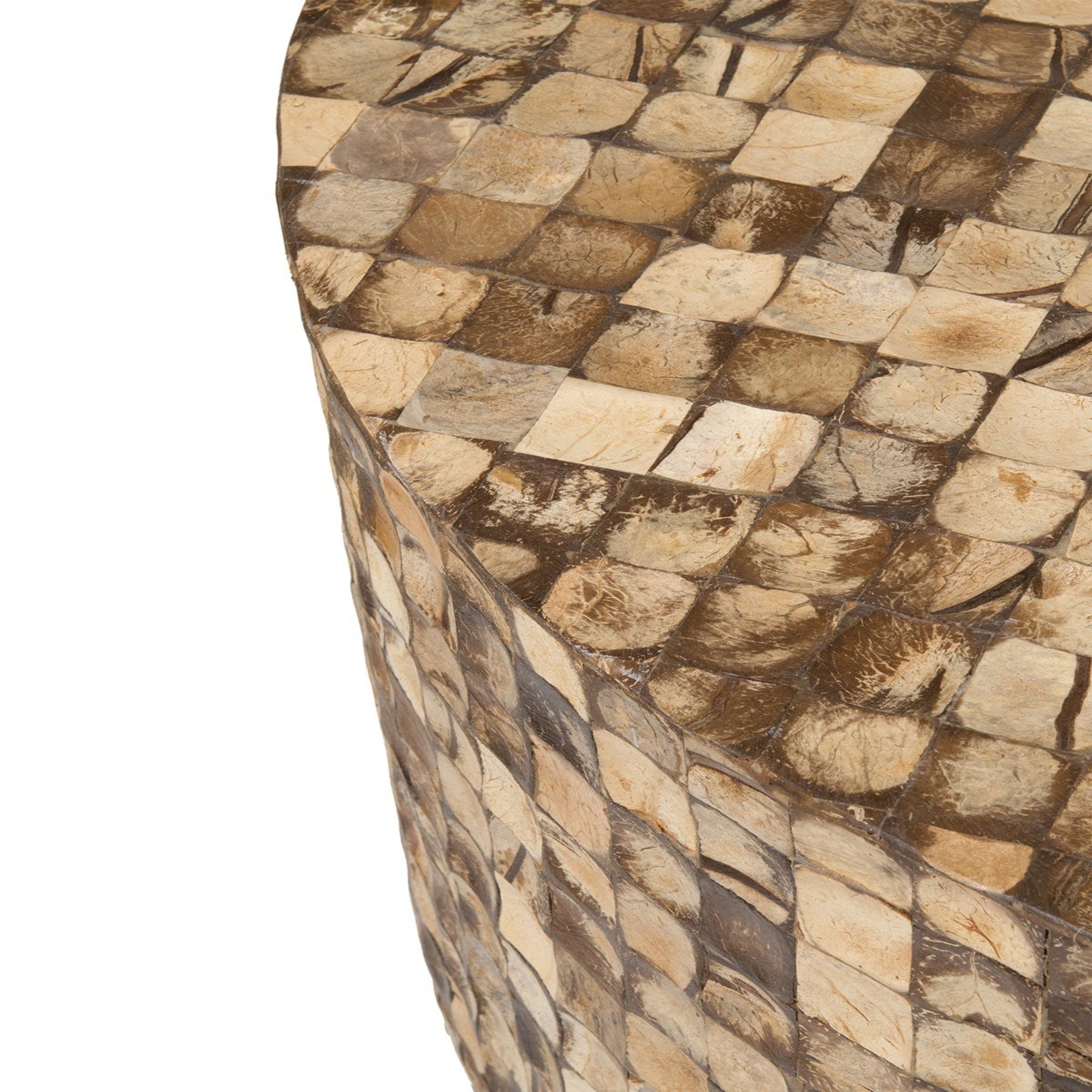 Mila Round Coconut Coffee Table