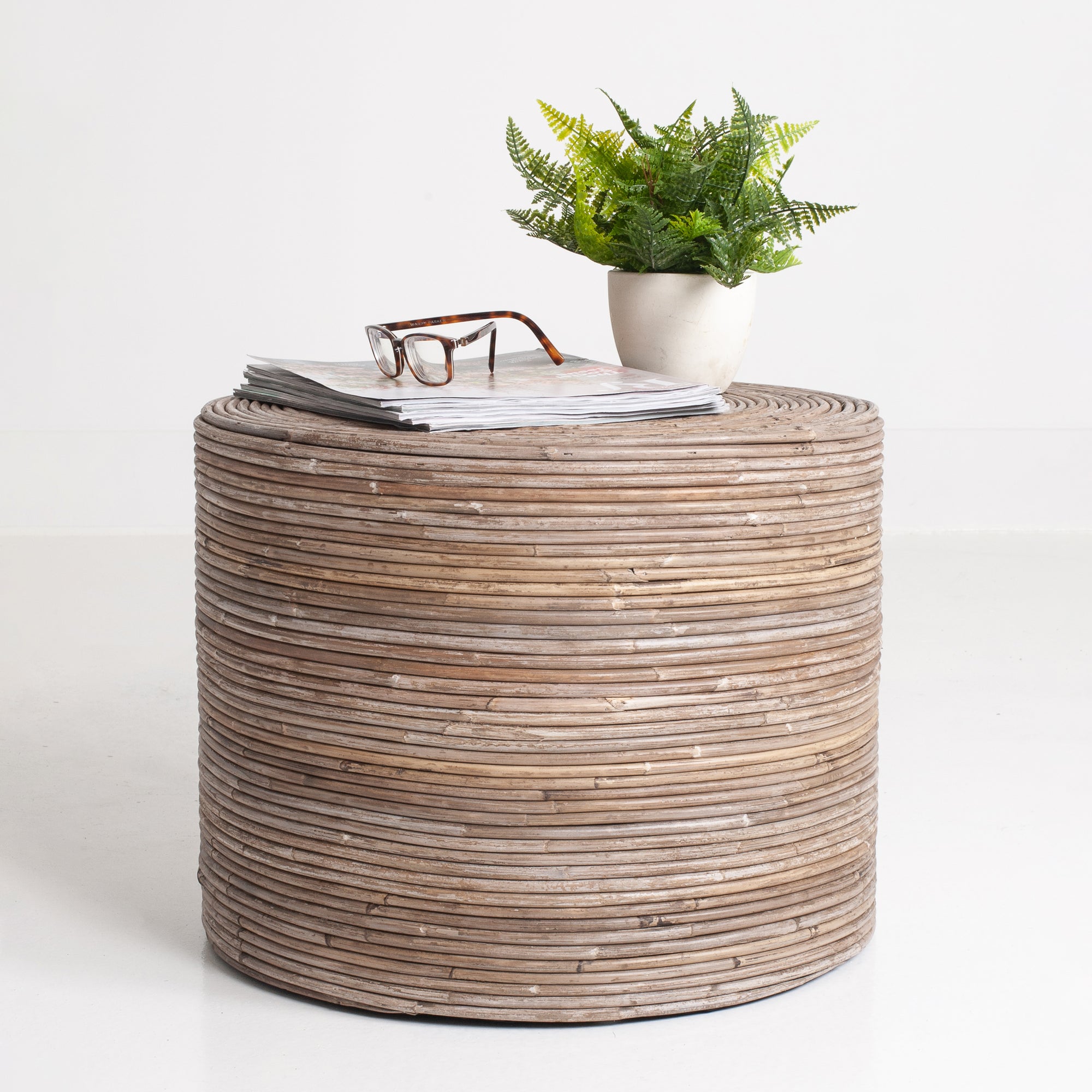 Cameron Rattan Stool