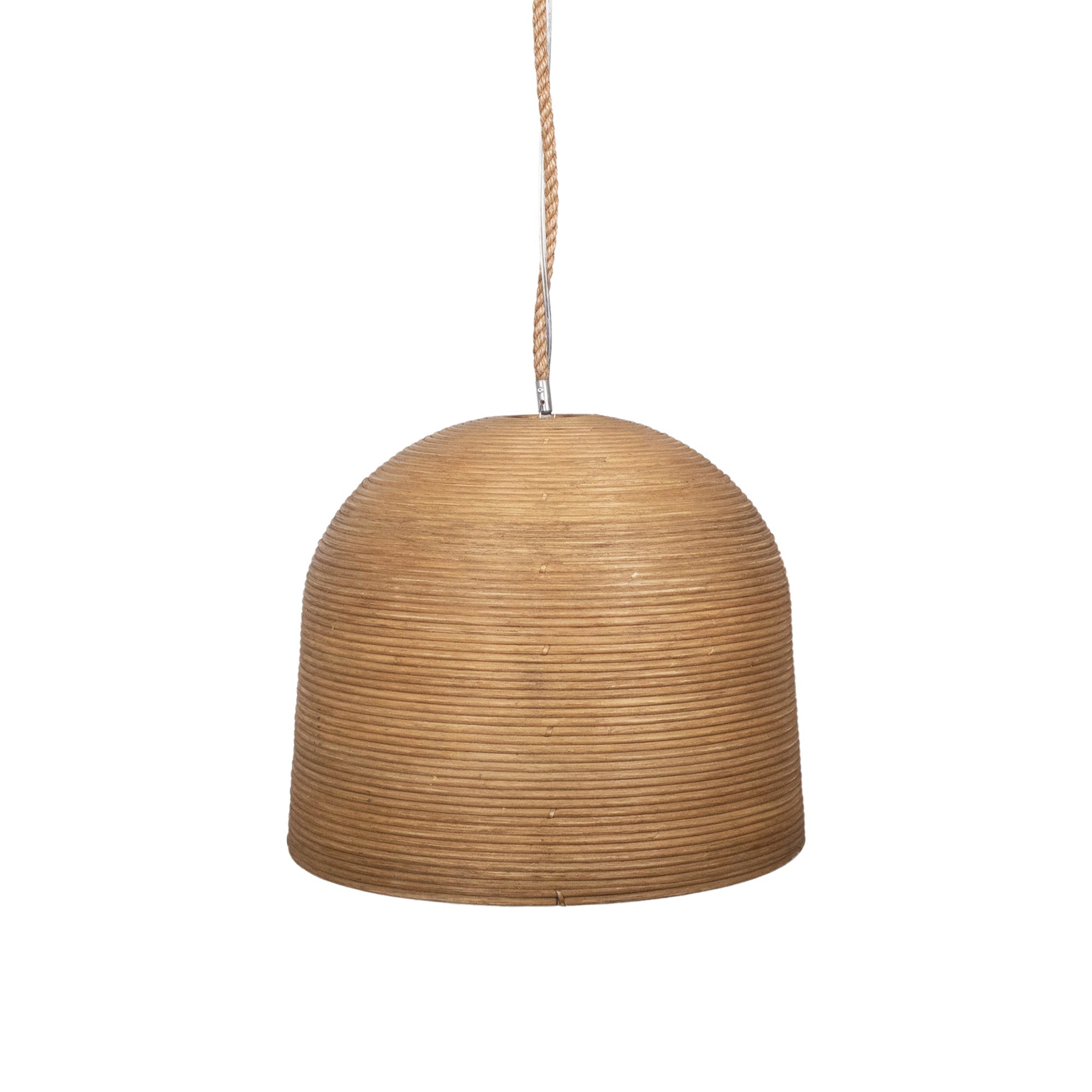 Indigo Road by Egypt Sherrod x East at Main Java Rattan Dome Pendant Light