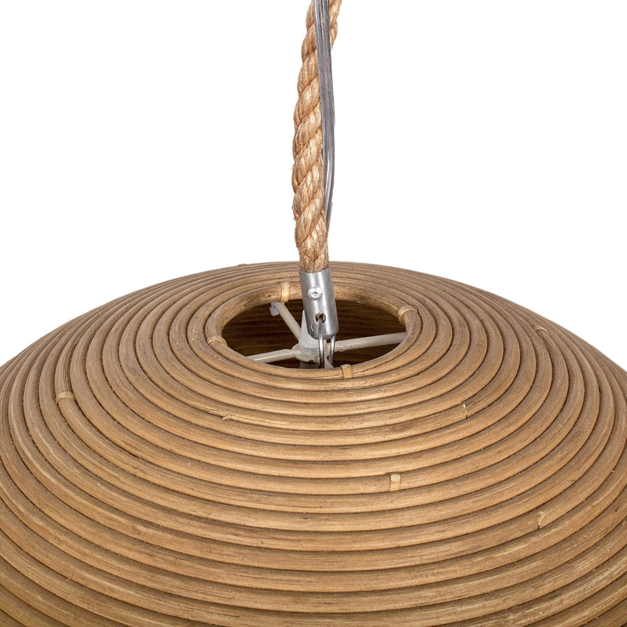 Java Rattan Dome Pendant Light – East at Main
