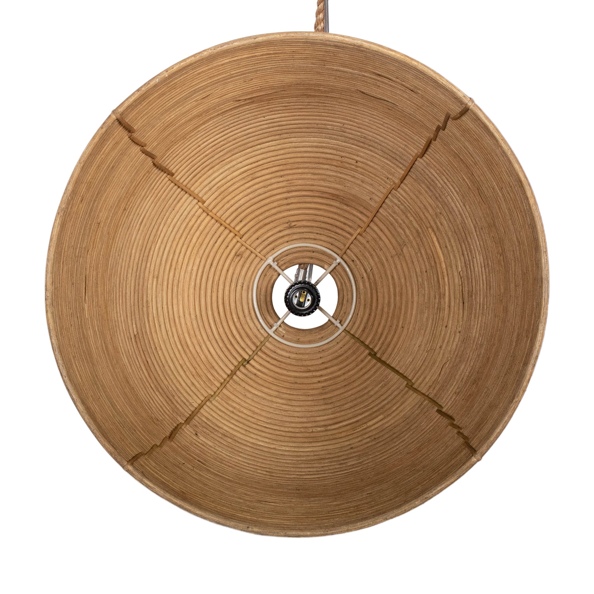 Indigo Road by Egypt Sherrod x East at Main Java Rattan Dome Pendant Light