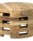 Brown Teak Coffee Table