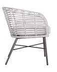 Indigo Road by Egypt Sherrod x East at Main Cove Rattan Curved Occasional Chair