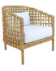 Indigo Road by Egypt Sherrod x East at Main Yulia Openweave Rattan Barrel Occasional Chair