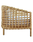 Indigo Road by Egypt Sherrod x East at Main Yulia Openweave Rattan Barrel Occasional Chair