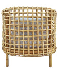 Indigo Road by Egypt Sherrod x East at Main Yulia Openweave Rattan Barrel Occasional Chair