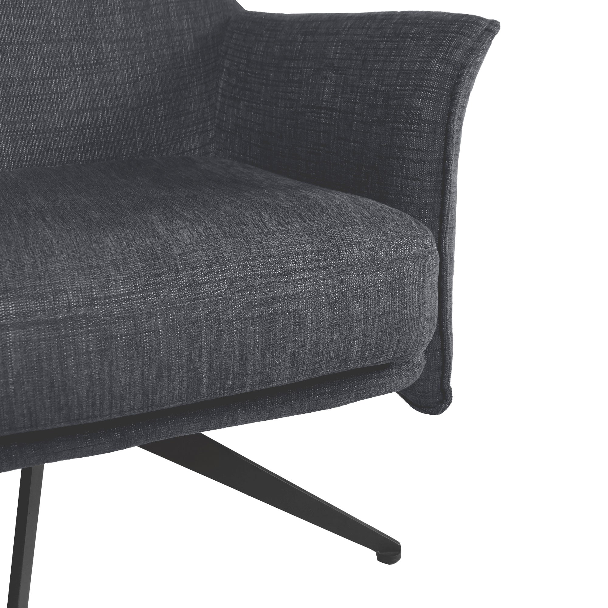 Aura Upholstered Swivel Chair