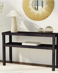 Indigo Road by Egypt Sherrod x East at Main Tailored Raffia Console Table