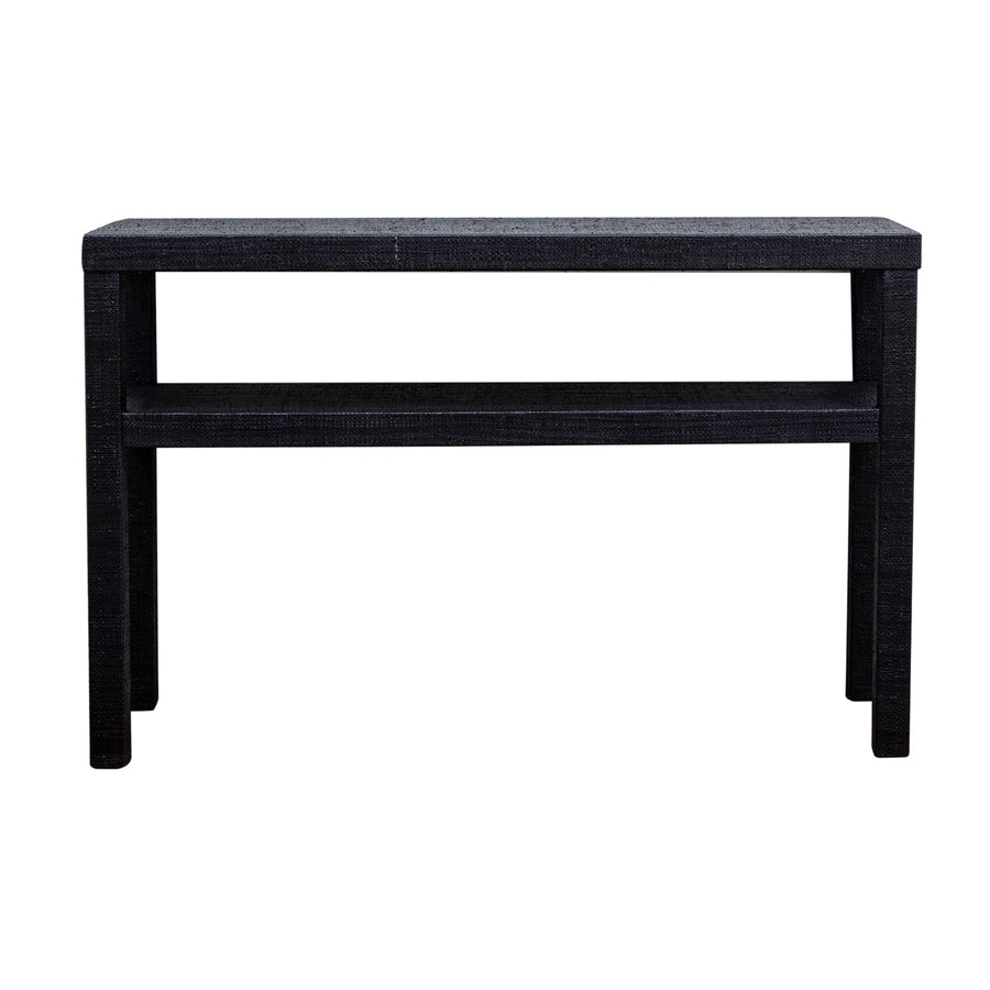 Indigo Road by Egypt Sherrod x East at Main Tailored Raffia Console Table