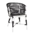 Black Martina Outdoor Occasional Chair Rattan outdoor chairs