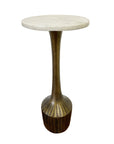 Indigo Road by Egypt Sherrod x East at Main Alto Textured Metal Martini Accent Table