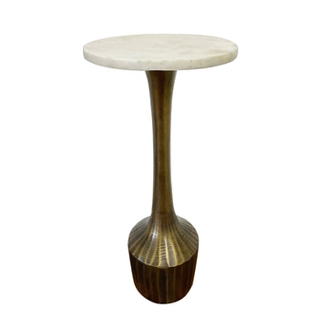 Indigo Road by Egypt Sherrod x East at Main Alto Textured Metal Martini Accent Table