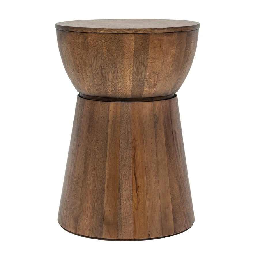 Cinched Drum Side Table
