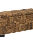 Brown Abaca Bench