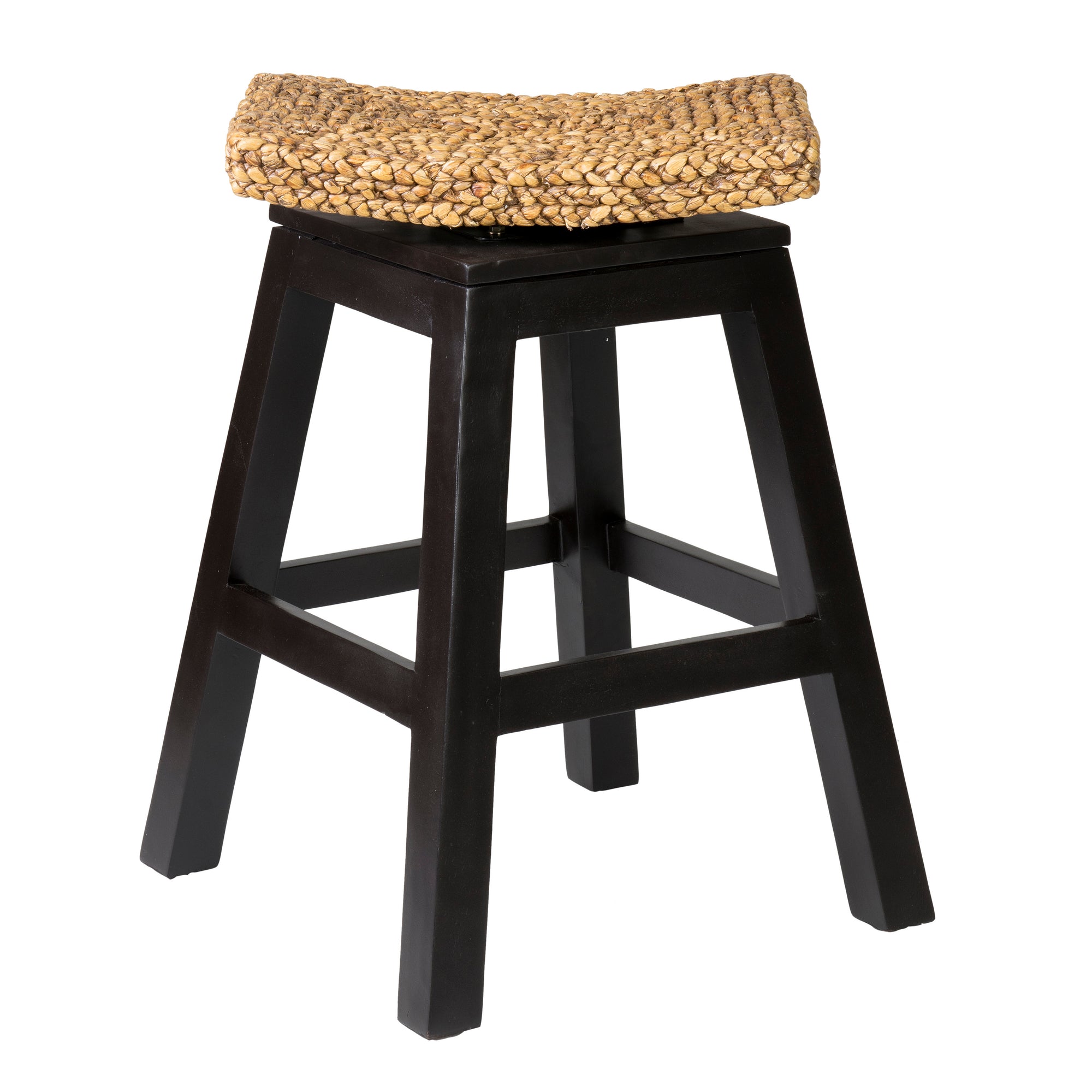 Joyce Swivel Teak Stool