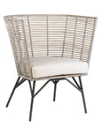 Hermes Rattan Occasional Chair