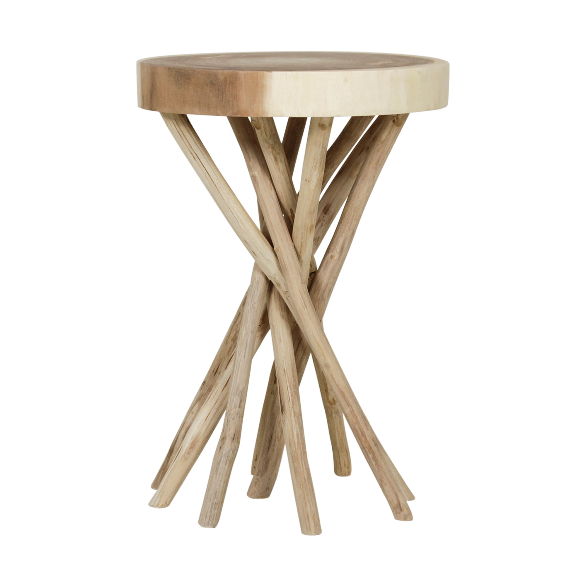 Merrill Teak Branch Accent Table