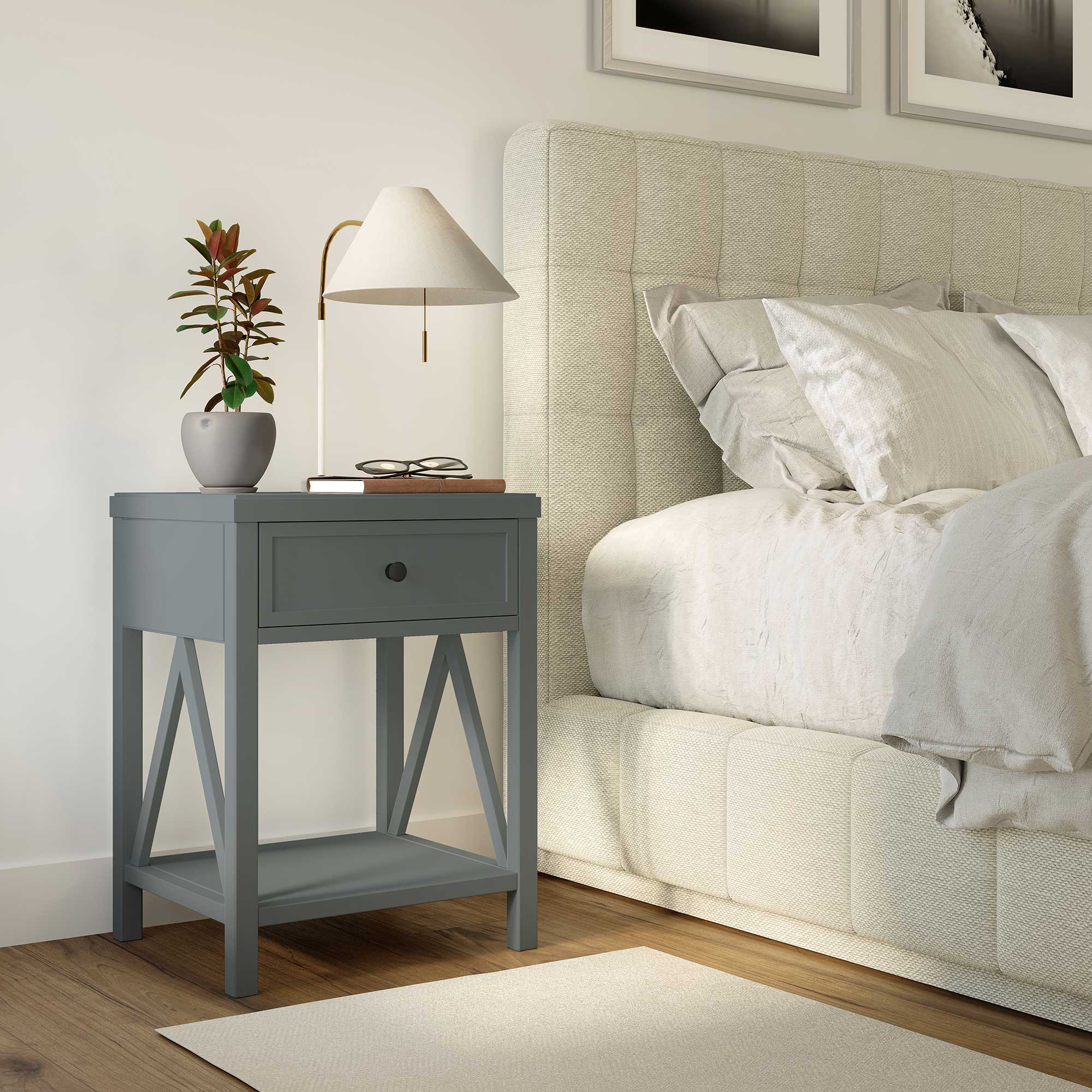 Wright 1 Drawer Nightstand