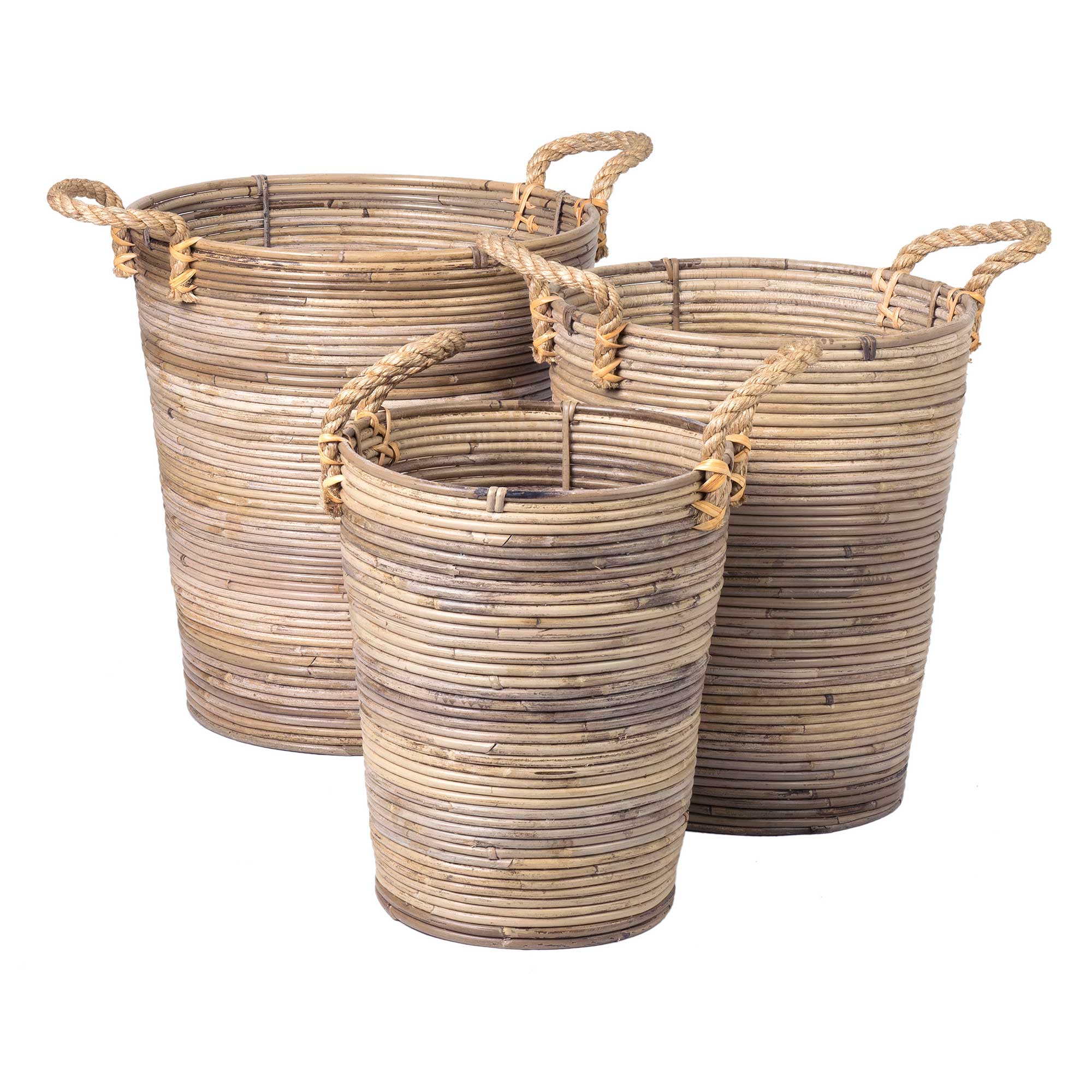 Durant Rattan Basket, Set of 3