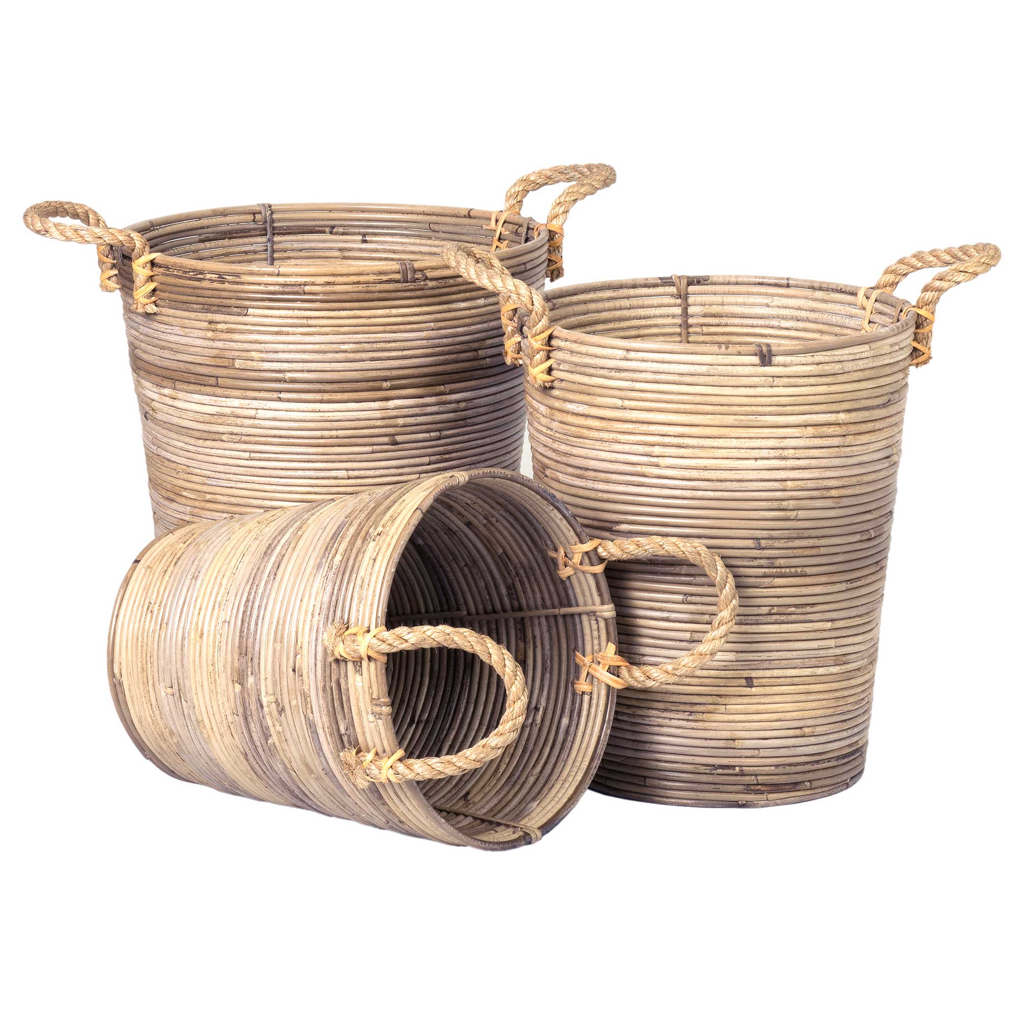 Durant Rattan Basket, Set of 3