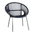 Black Marella Rattan Accent Chair Rattan accent chair
