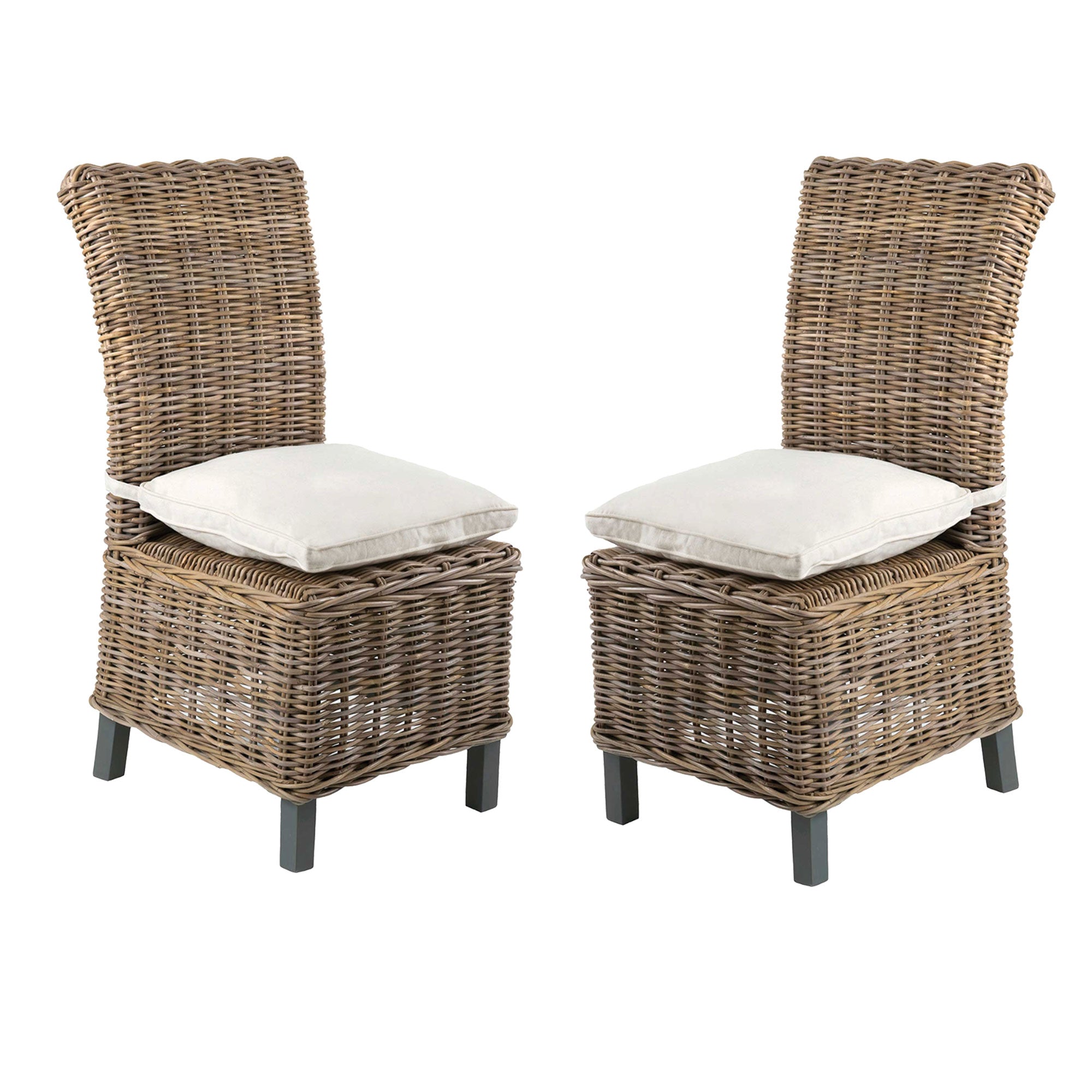 Odessa Rattan Dining Chairs (Set of 2)