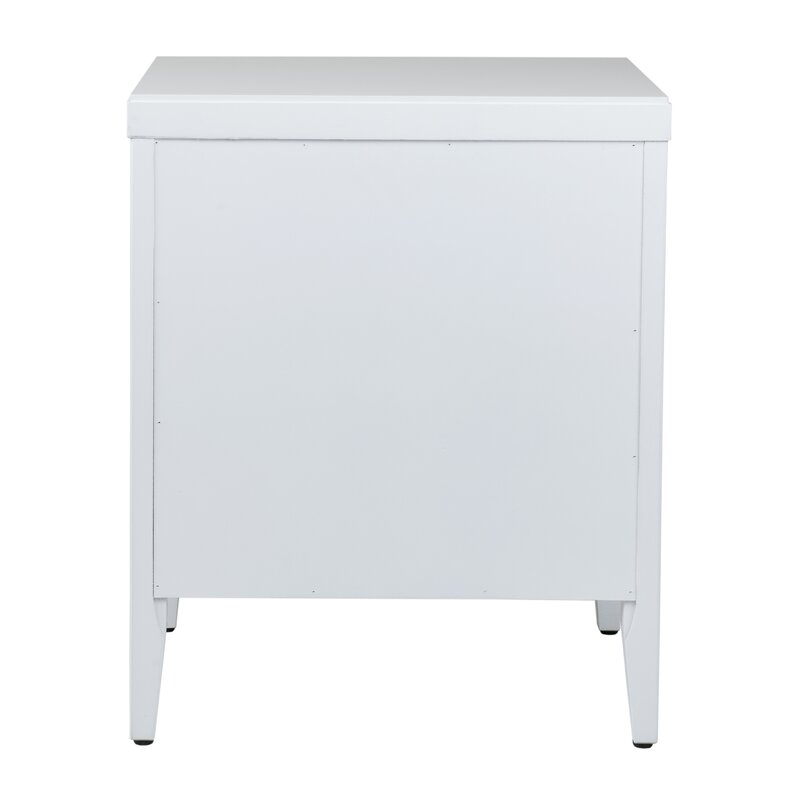 Webb 3 Drawer Solid Wood Nightstand